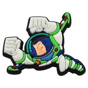 6/$20 Disney Buzz Lightyear Shoe Charms Crocs Rubber Shoe Jewelry Toy Story New